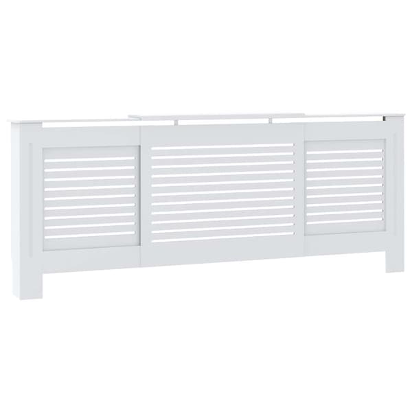 vidaXL MDF-elementskydd vit 205 cm