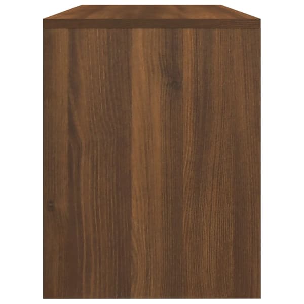 vidaXL toiletskammel brun eg 70x35x45 cm