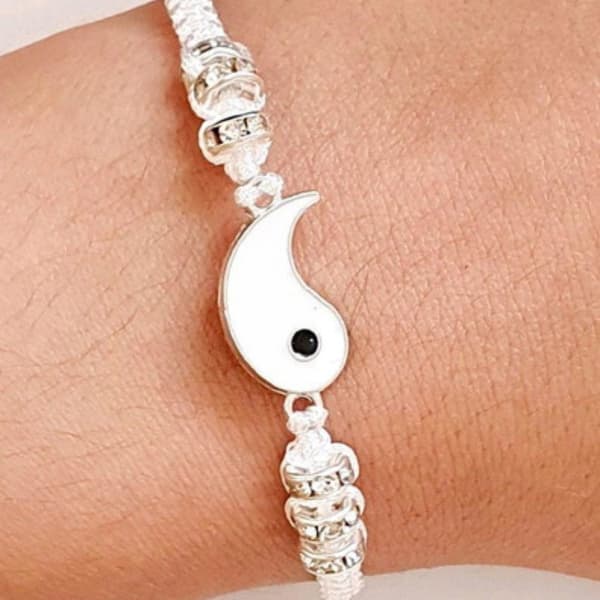 Set med två ARMBAND för YIN & YANG-vänner