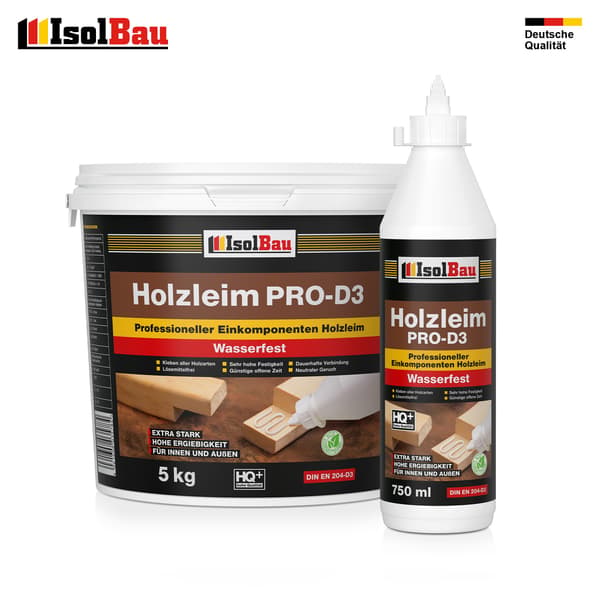 IsolBau Puuliima PRO D3 Puuliima 5 x 750 ml