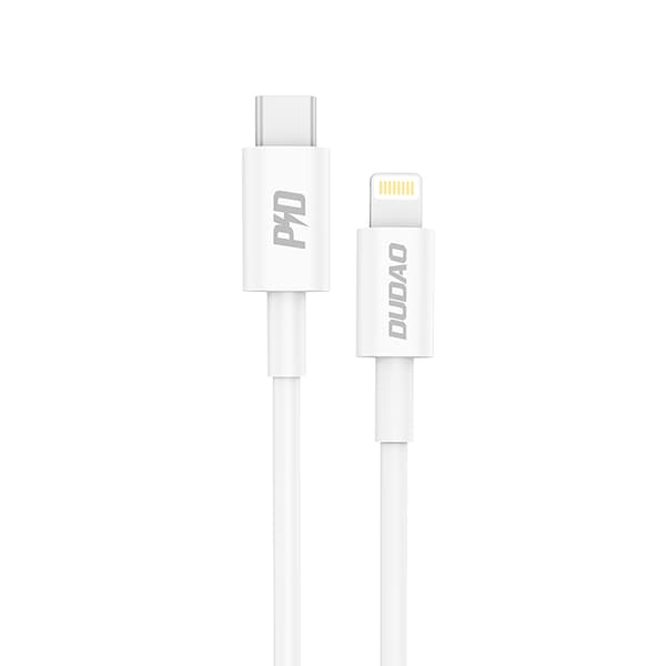 L6X USB-C - iPhone Lightning PD 20W 1m Kabel - Hvid