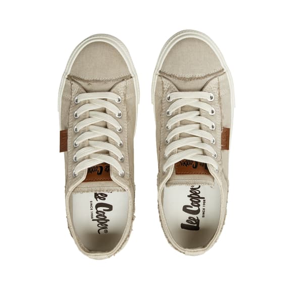 Lee Cooper LC Flex Canvas Lysegrå Dame [LCW-26-02-4048L] år. 40
