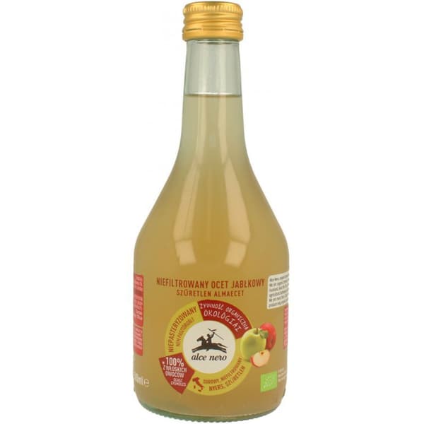 Alce Nero ufiltreret æblecidereddike - 500 ml