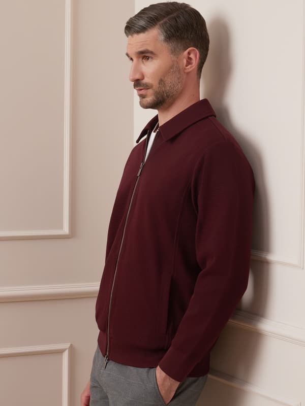 Bordeauxrød sweatshirt Worthen L