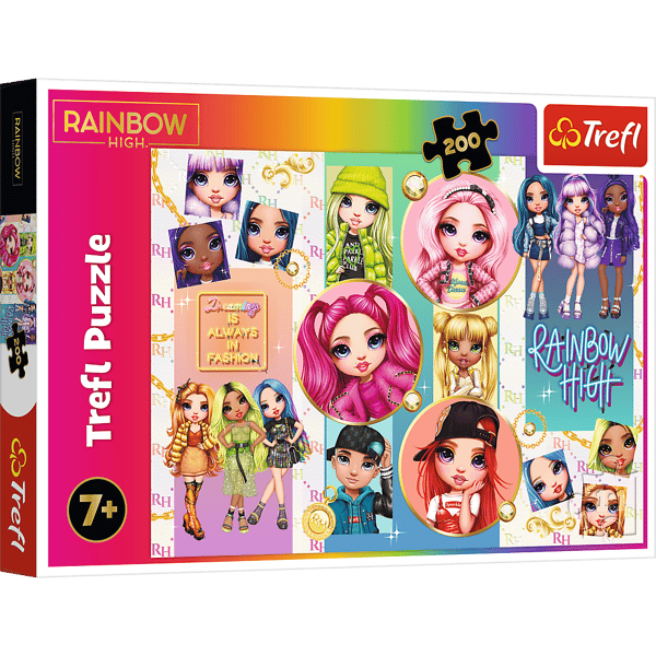 Rainbow High 200 Vänskap docka Rainbow färg