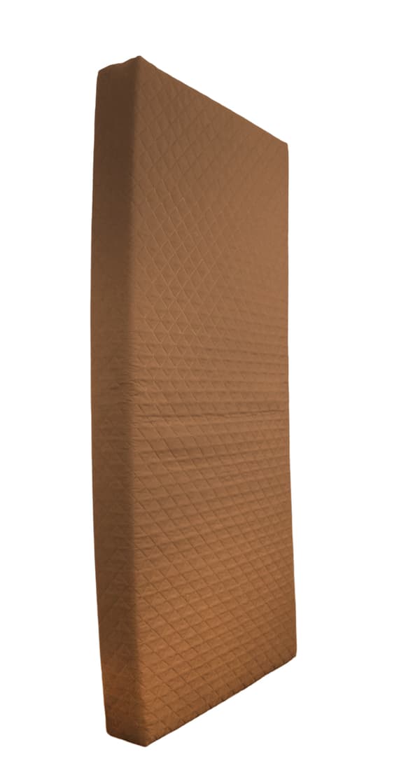 BEIGE QUILTAT MADRASSÖVERDRAG 80x200x24