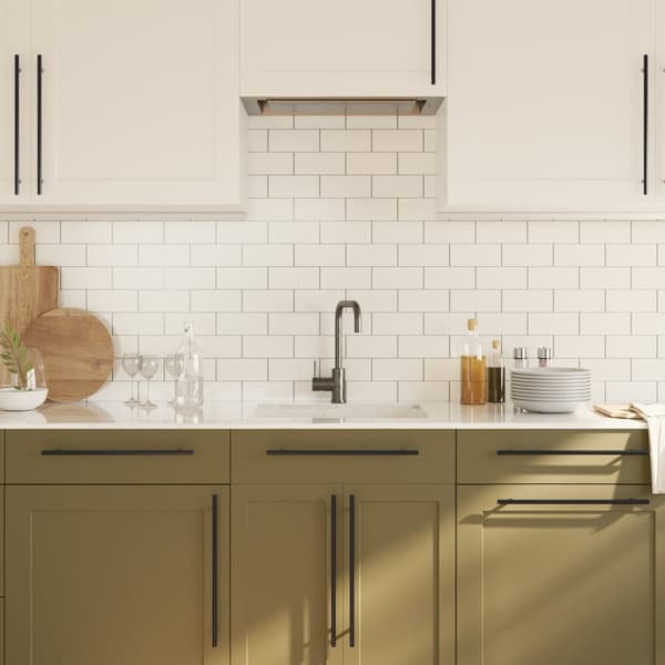 vidaXL skabsgreb 20 stk. sort 320 mm rustfrit stål