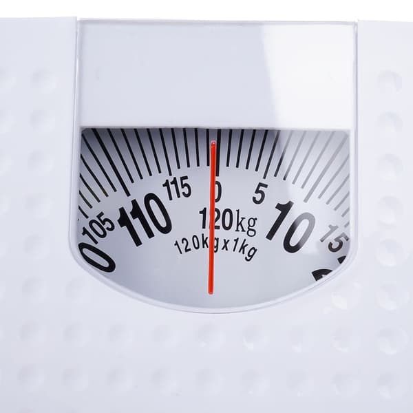 Badrumsvåg vit mekanisk 120 kg