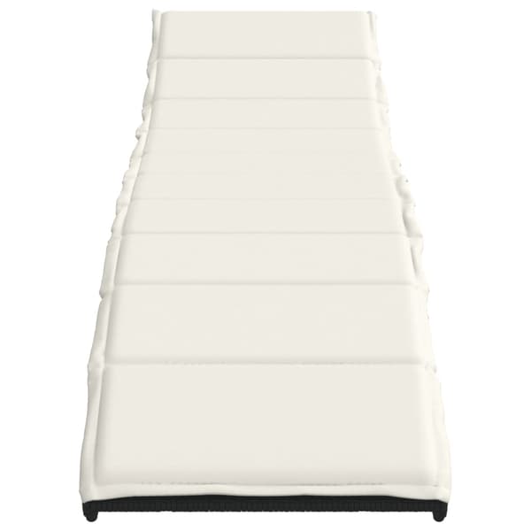 vidaXL liggestole med bord, sæt med 2, sort, polyrattan