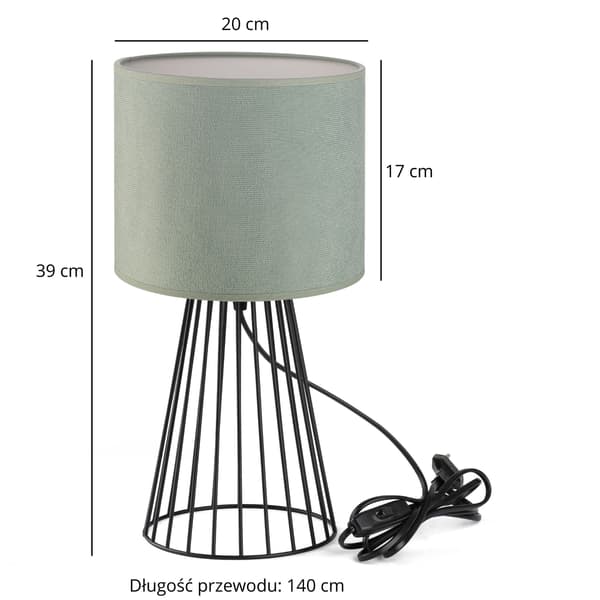 Tornado ASBG lampe, salviefløjl