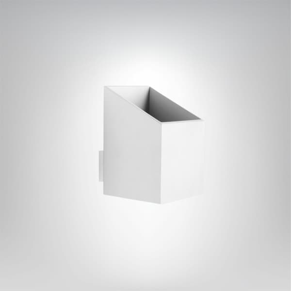 A1-Rubik Kort Vägglampa - Vit