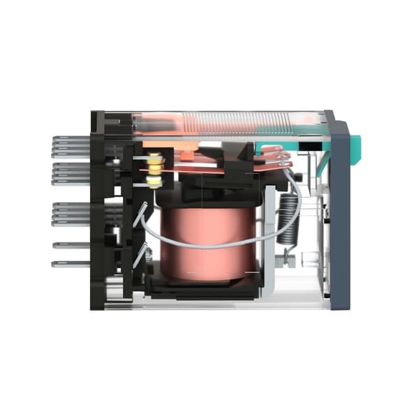 Zelio RXM miniaturerelæ 24V DC, 6A, 4 C/O-kontakter