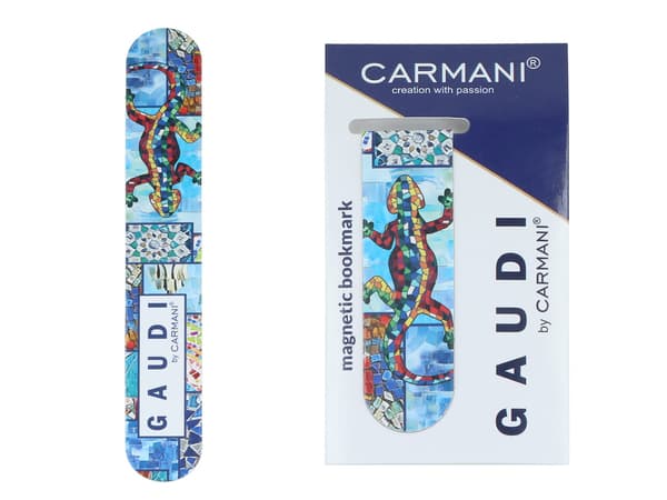 Carmani, platt magnetisk bokmärke ca 10 cm - Gaudi