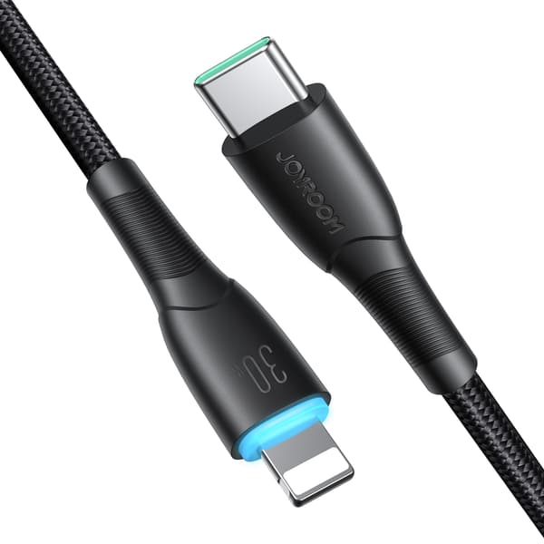 Kabel för iPhone Starry Series USB-C - Lightning 30W 1m svart