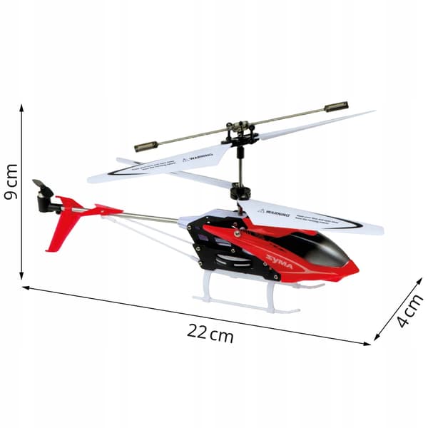 Fjärrstyrd helikopter röd Z3440