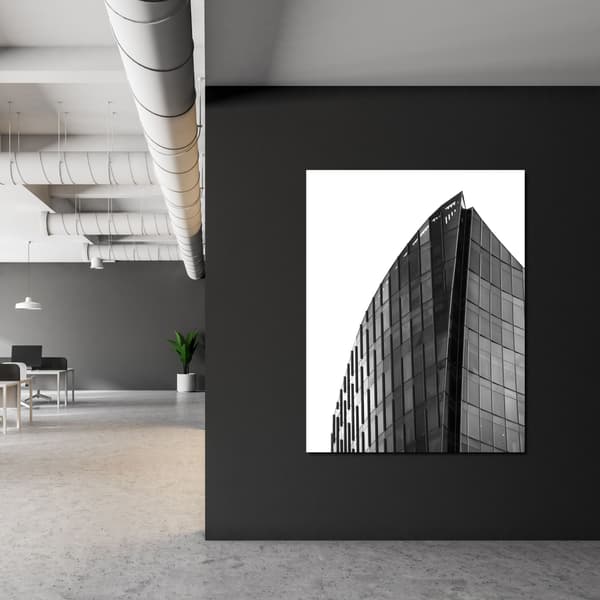 Canvastavla Arkitektur Skyskrapa 60x100