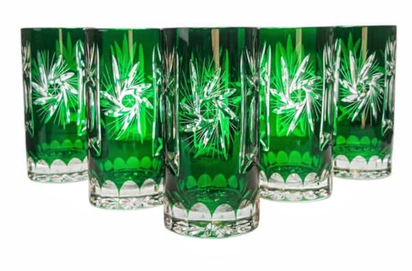 Emerald Crystal vattenglas 320ml olivkvarn