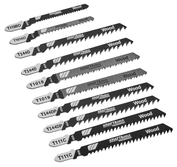 Sticksågbladssats 10 delar KD10336