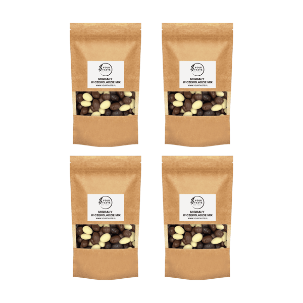 Chokladöverdragna mandlar mix 1 kg