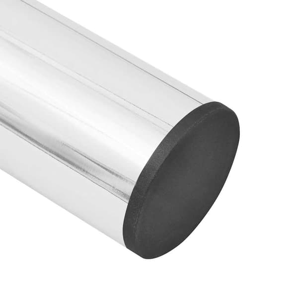 2 teleskopiska bordsben Krom 710 - 1100 mm