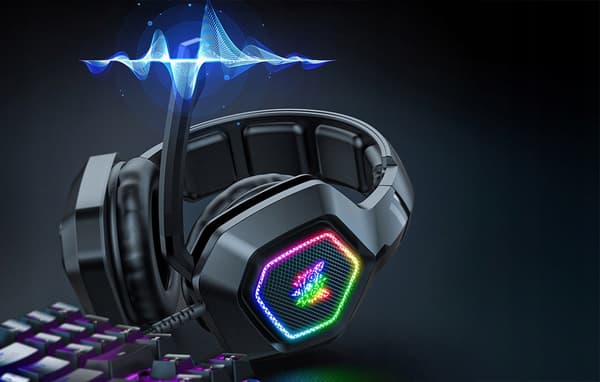 ONIKUMA K10 RGB Sorte Hovedtelefoner