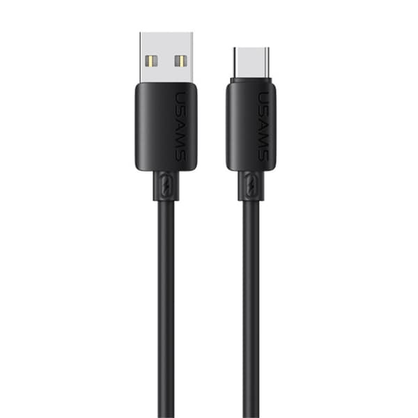 USAMS U98 3A Silikone Hurtigopladningskabel USB-C Sort