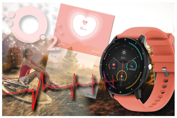 Smartklocka Unisex GRAVITY GT1-3 PRO - Bluetooth-samtal, Extra armband (sg027c)
