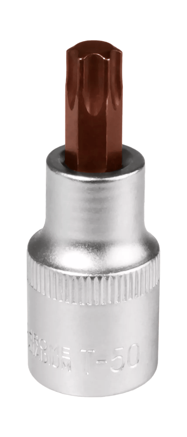 Topnøgle 1/2 tommer Torx T50 skaftspids CRV stål