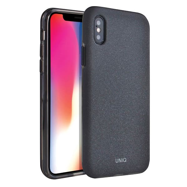 UNIQ Lithos cover til iPhone Xs Max, sort