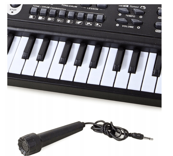 Barnkeyboard, elpiano för barn, mikrofon, 61 tangenter