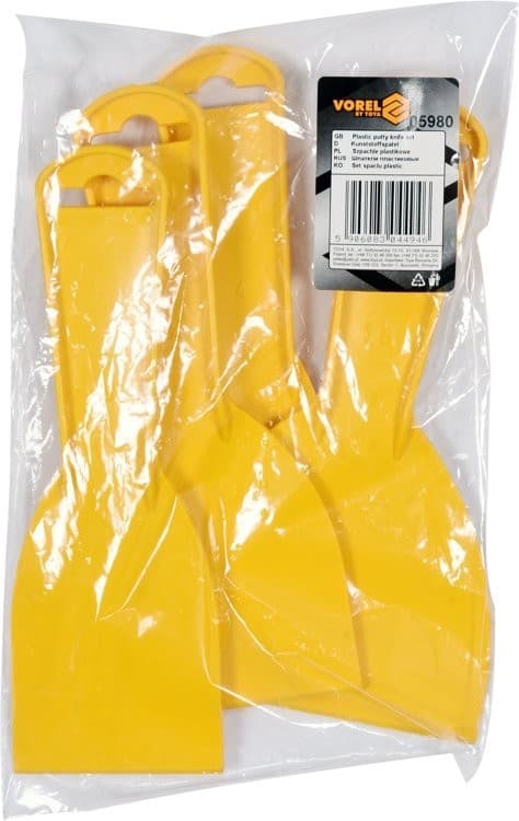 Plastspatlar 4 st 05980 VOREL