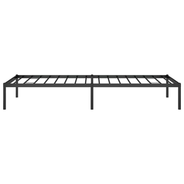 vidaXL metalsengestel sort 80x200 cm