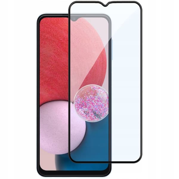 2x Härdat glas för Samsung Galaxy A13 med helskärmstäckning, 5D-glas