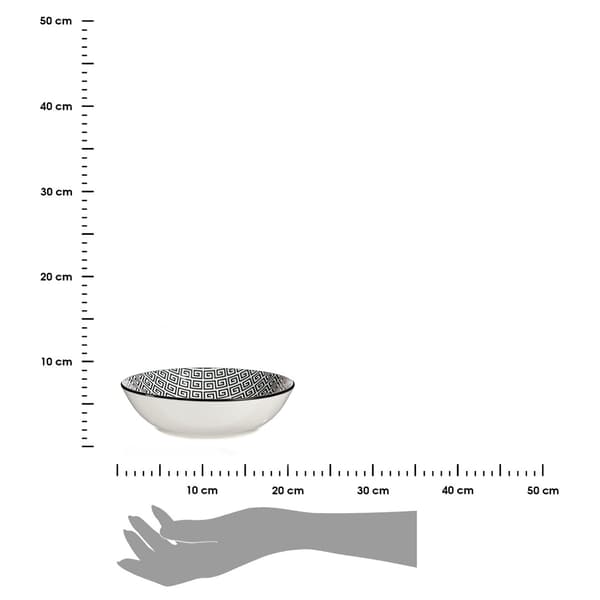 Dyb tallerken 20 cm GEOMETRICO