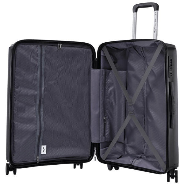 Stor kuffert Wings COCKATIEL 28" polypropylen SORT