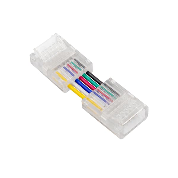 Lodret vinkelstik til 12 mm 6P LED-strimler