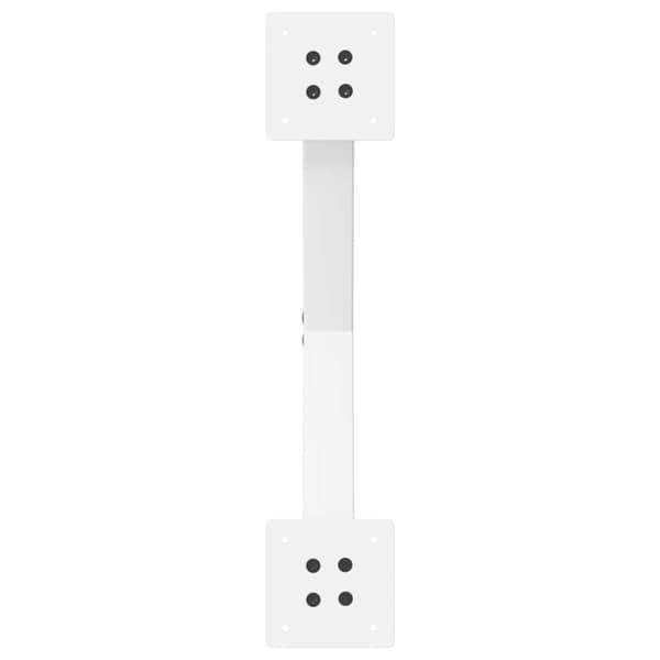 vidaXL sofabordsben, 2 stk., hvide, 60x(30-31) cm, stål