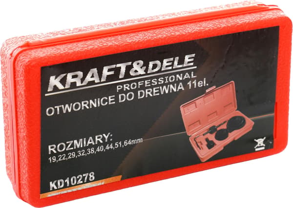 Hulsave til træ 11 stk. KD10278
