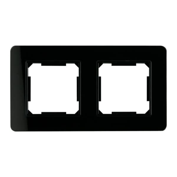 Dobbeltramme, glas, sort, online sortiment