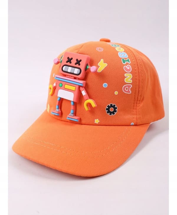 ROBOT 3D ORANGE BASEBALLCAP YO! 50/54 Ł031 mio