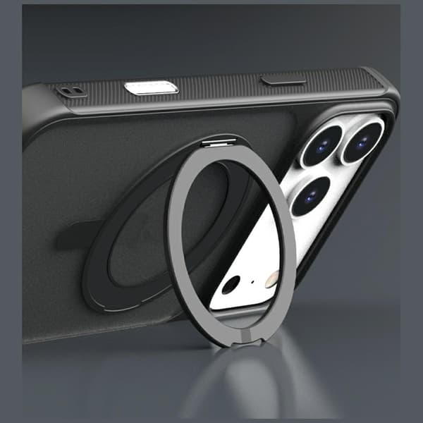 Araree Duple M Stand MagSafe-etui til iPhone 17 Pro Max, sort