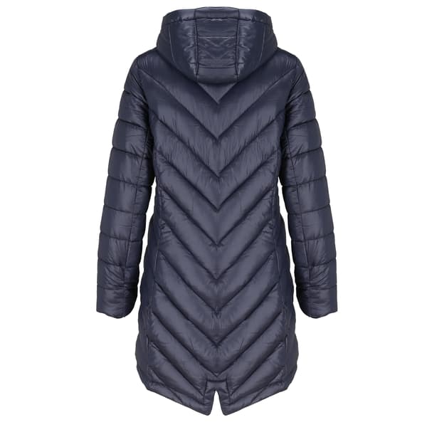 KNÄLÅNG QUILTAD JACKET FÖR DAMMER, ÖVERGÅNGSJACKA