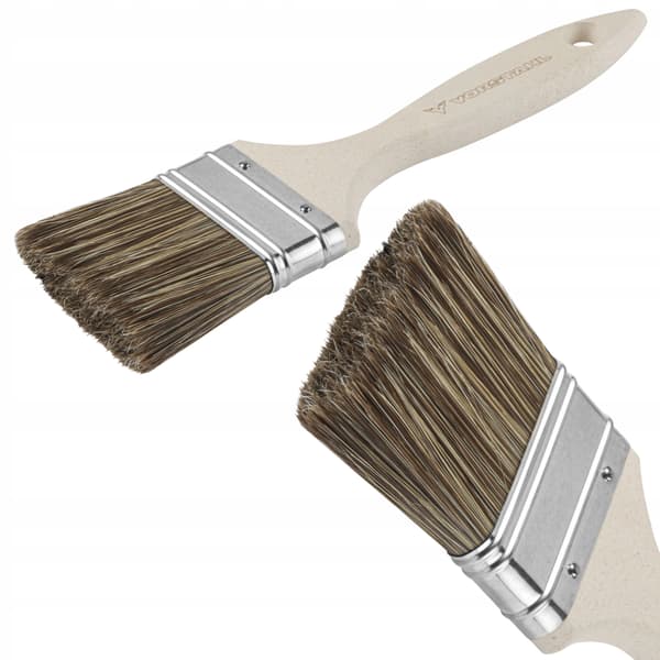 Platt träpensel för akrylfärger > 36 mm < Vorstahl