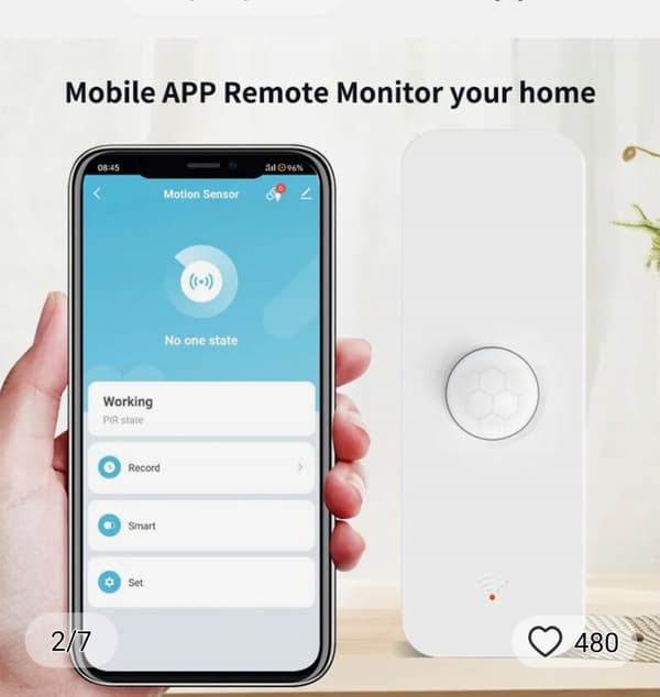 Tuya smart Zigbee PIR-rörelsesensorgateway krävs