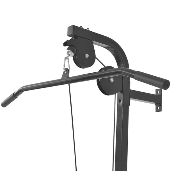 vidaXL Övre och nedre väggmonterad pull-up-stång