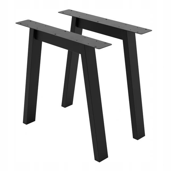 Loft Industrielt Skrivebordsben 2 stk. Sorte Loft 72 cm