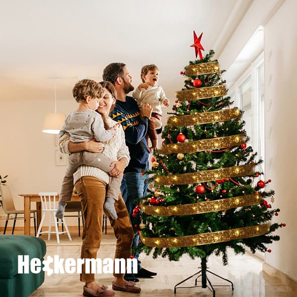Heckermann 800L varm LED-julslinga