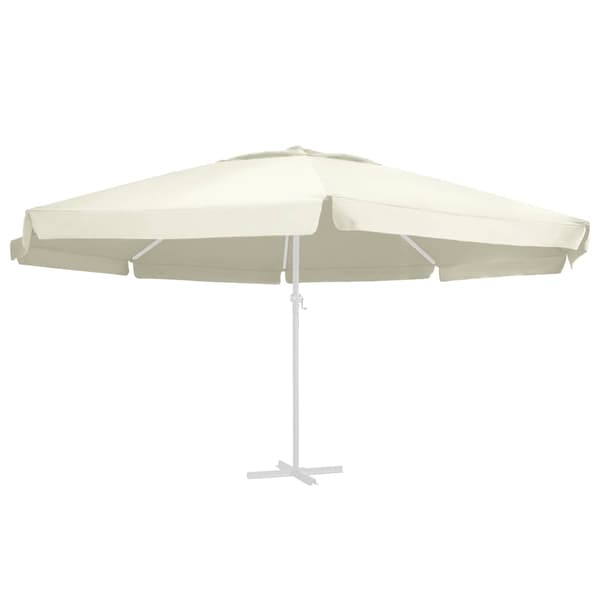 vidaXL Reservparasollskydd, Sand, 600 cm