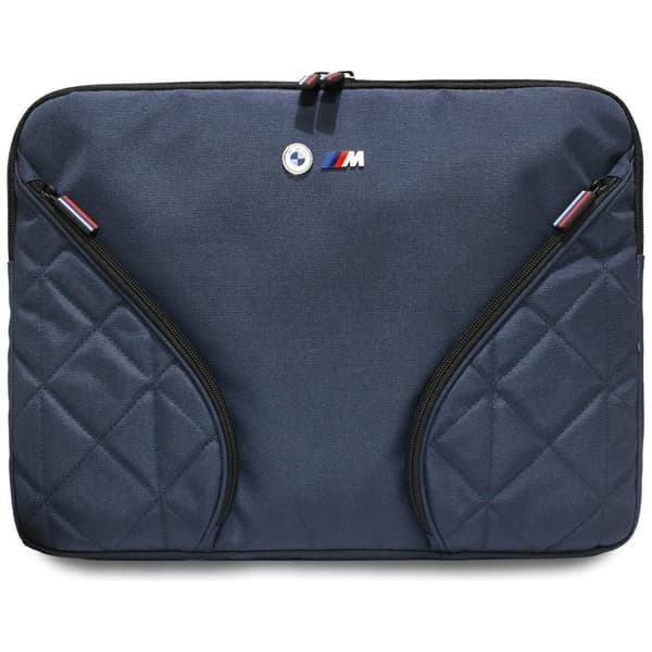 BMW Nylonfickor & Metalllogotyp Ärmväska 16" Marinblå