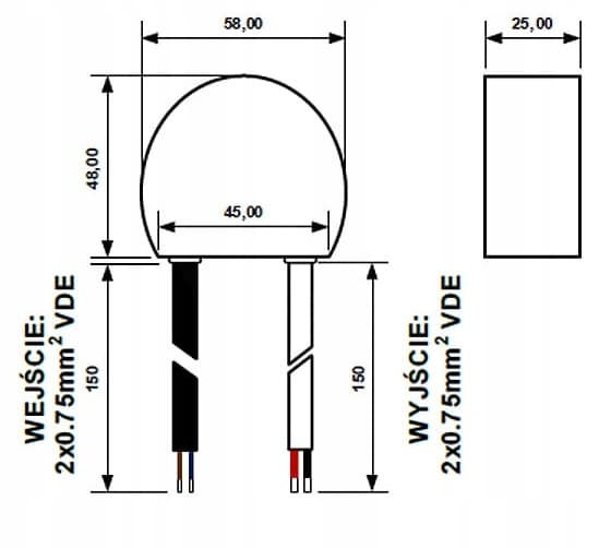 LED-VIRTALÄHDE 24V 30W 1.25A IP67-LAATIKOLLE